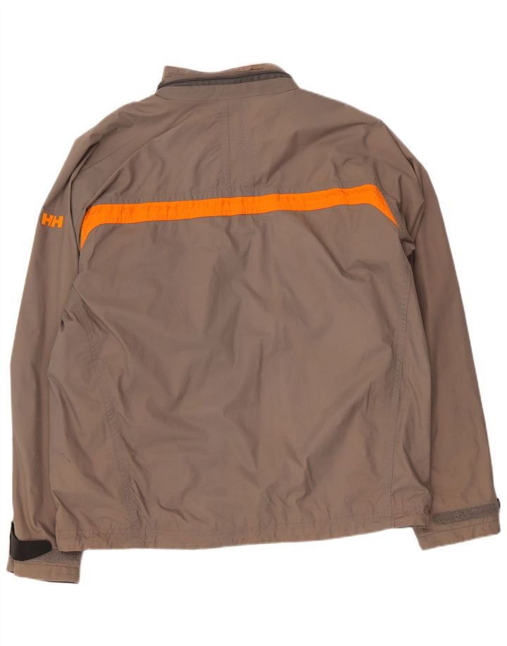 Giacca antipioggia da uomo Helly Hansen UK 40 grande nylon grigio