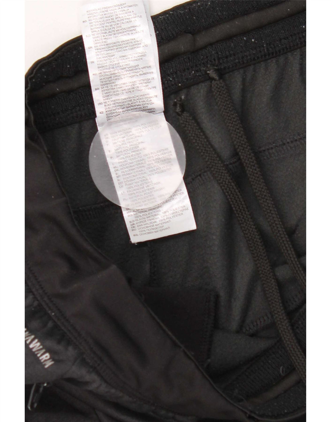 Pantaloni da tuta Adidas Climawarm da uomo grandi in poliestere nero