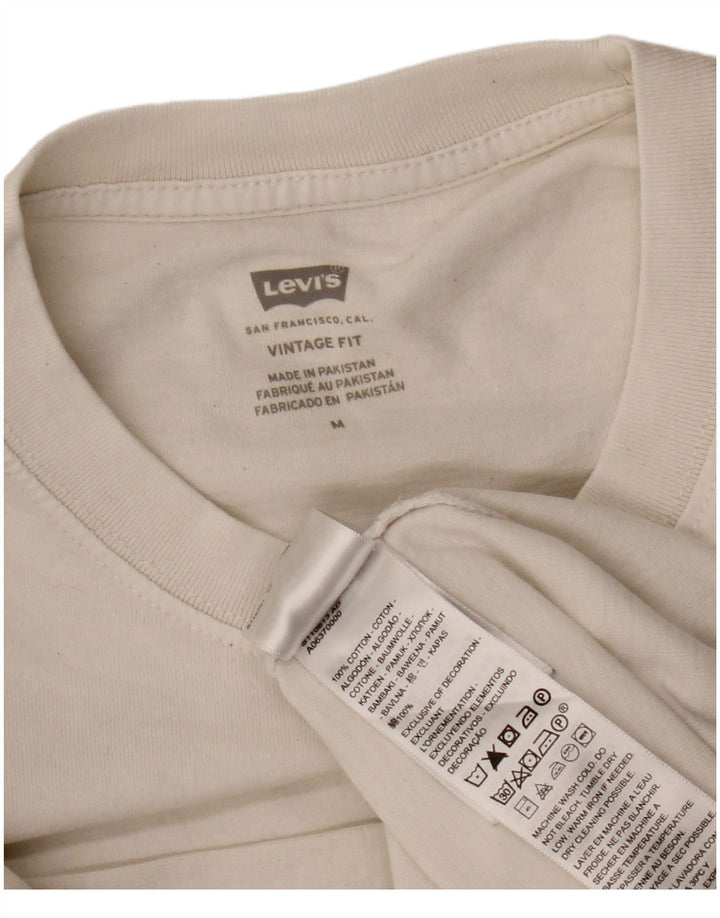 T-shirt Levi's da uomo vintage fit in cotone bianco medio