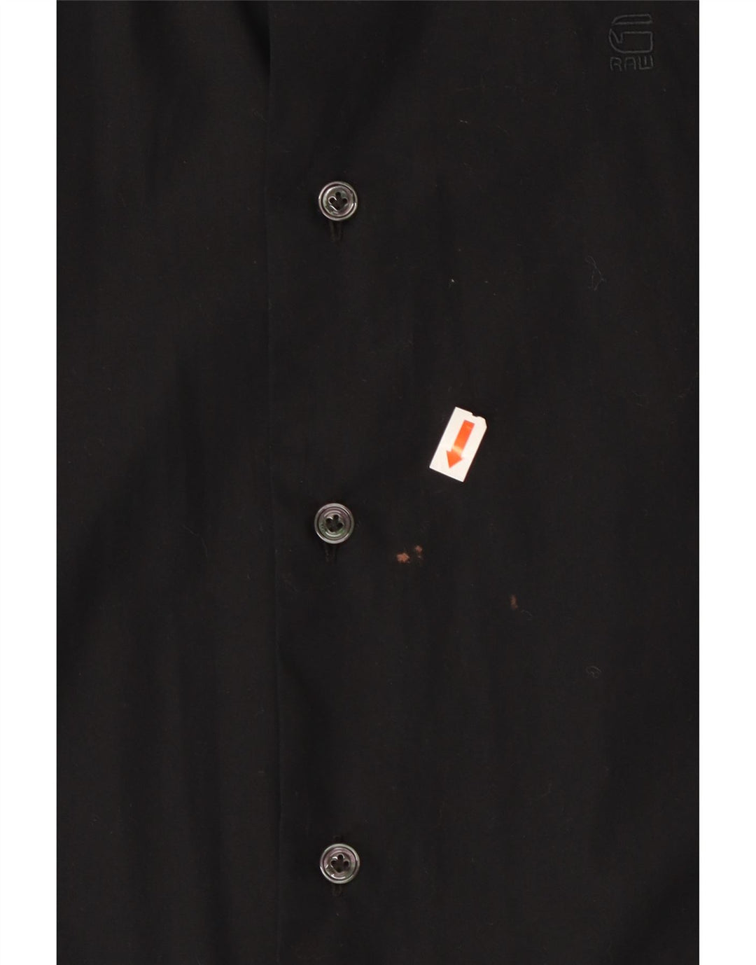 Camicia slim fit da uomo G-STAR piccola nera