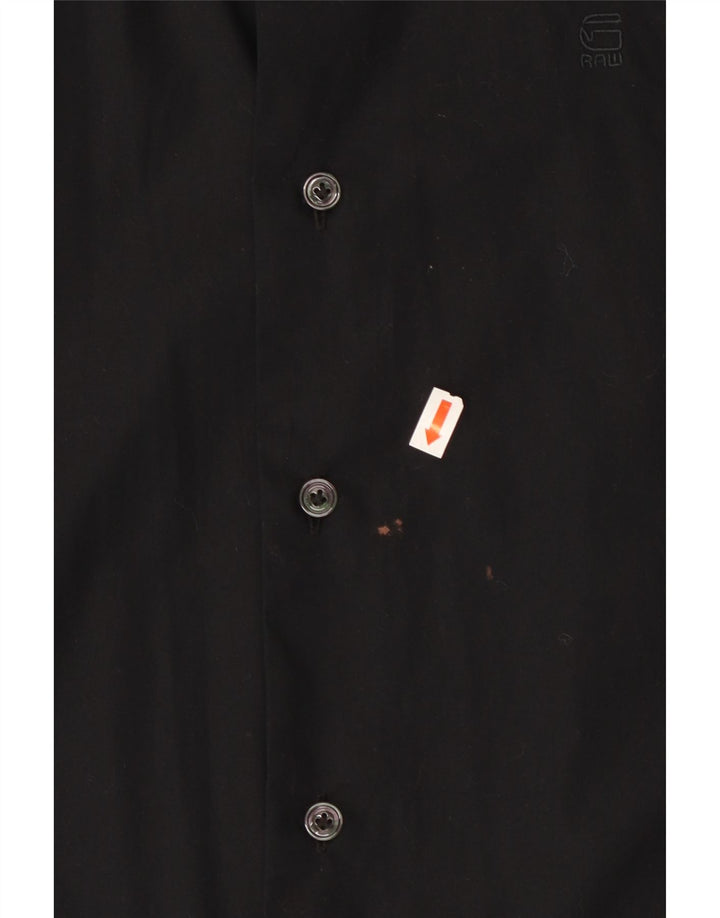 Camicia slim fit da uomo G-STAR piccola nera