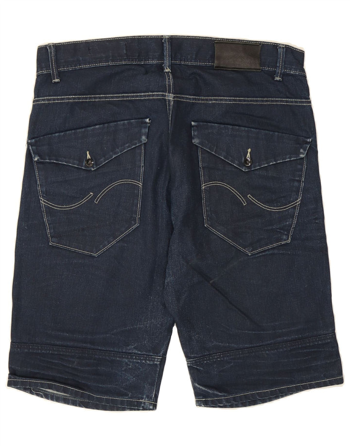 JACK & JONES Mens Denim Shorts W36 Large Navy Blue Vintage Jack & Jones and Second-Hand Jack & Jones from Messina Hembry 