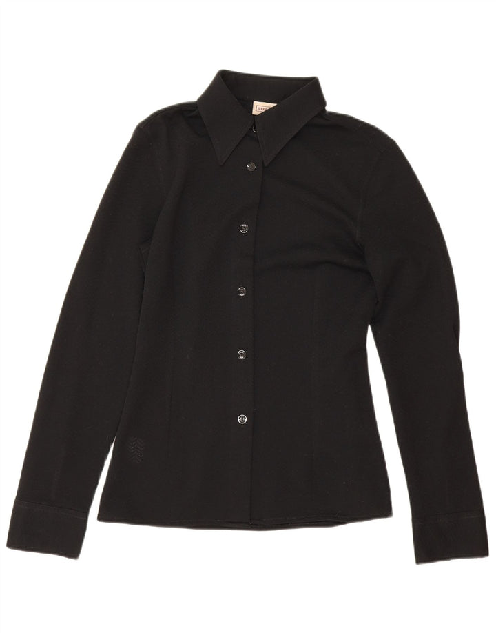 Camicetta da donna Stefanel UK 10 piccola poliestere nera