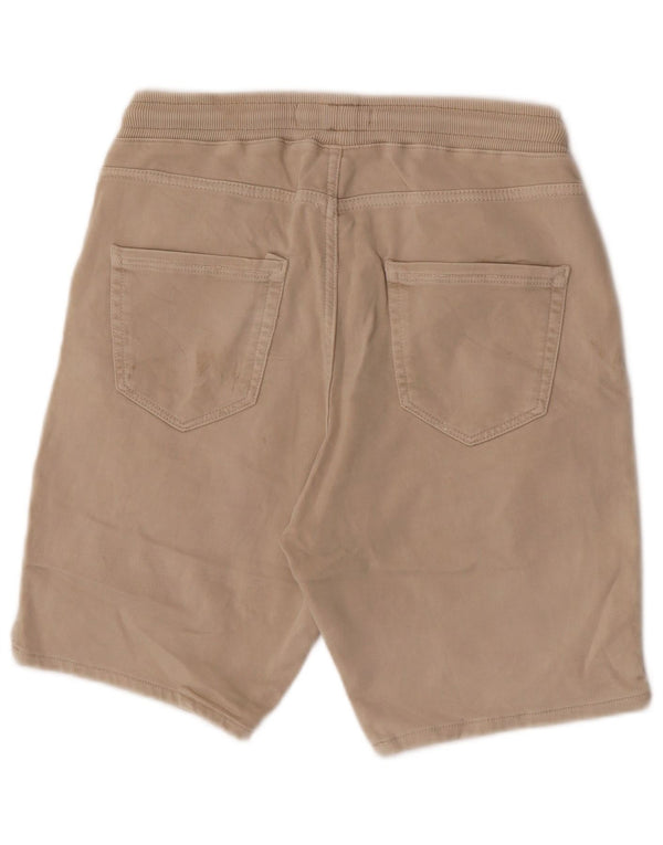 Pantaloncini sportivi cargo da uomo Zara in cotone beige medio