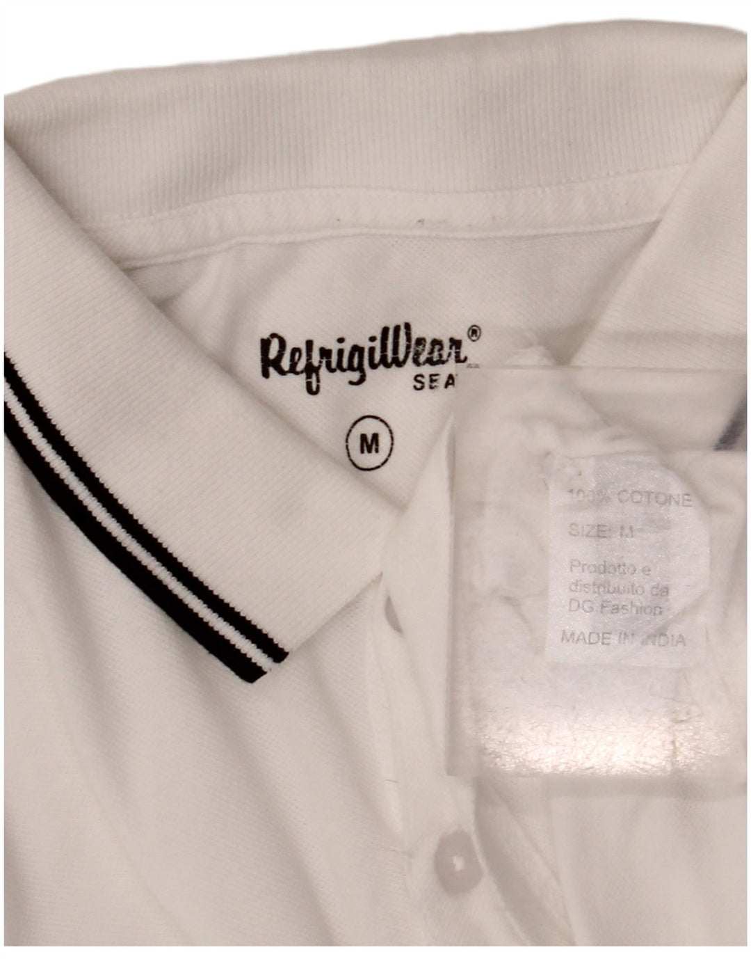 Polo Uomo Refrigiwear Cotone Medio Bianco