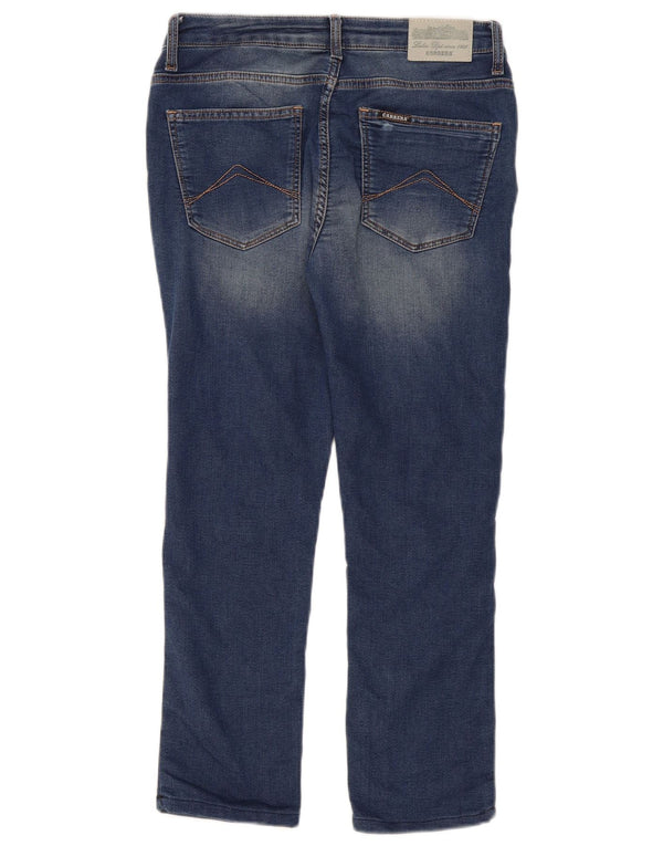 Jeans slim crop da donna Carrera W30 L25 cotone blu navy