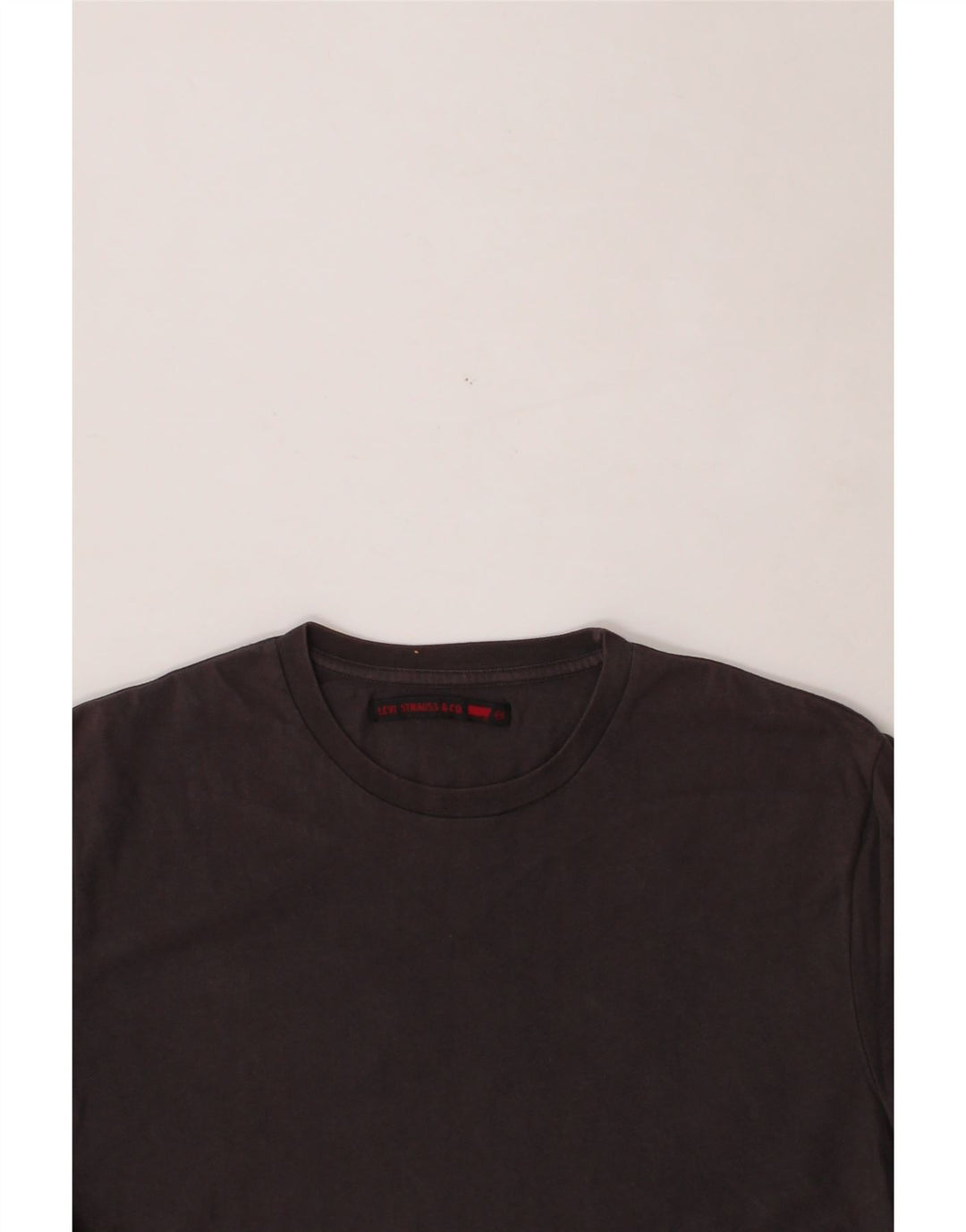 LEVI'S Mens 501 Graphic T-Shirt Top Medium Brown Cotton Vintage Levi's and Second-Hand Levi's from Messina Hembry 