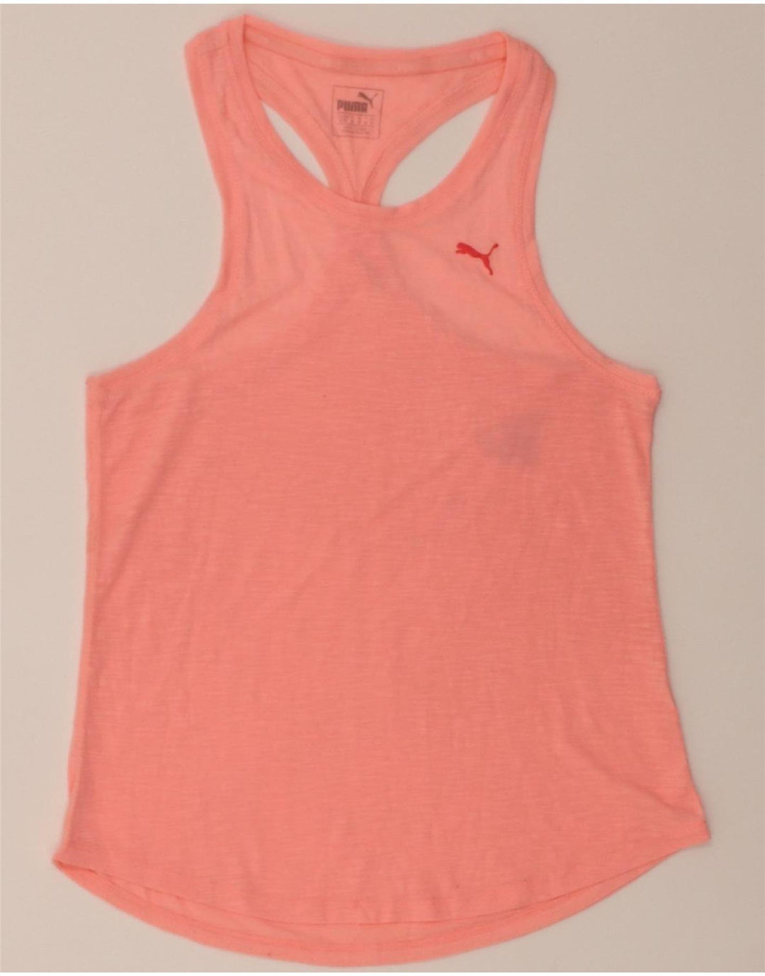 PUMA Womens Vest Top UK 8 Small Pink Vintage Puma and Second-Hand Puma from Messina Hembry 