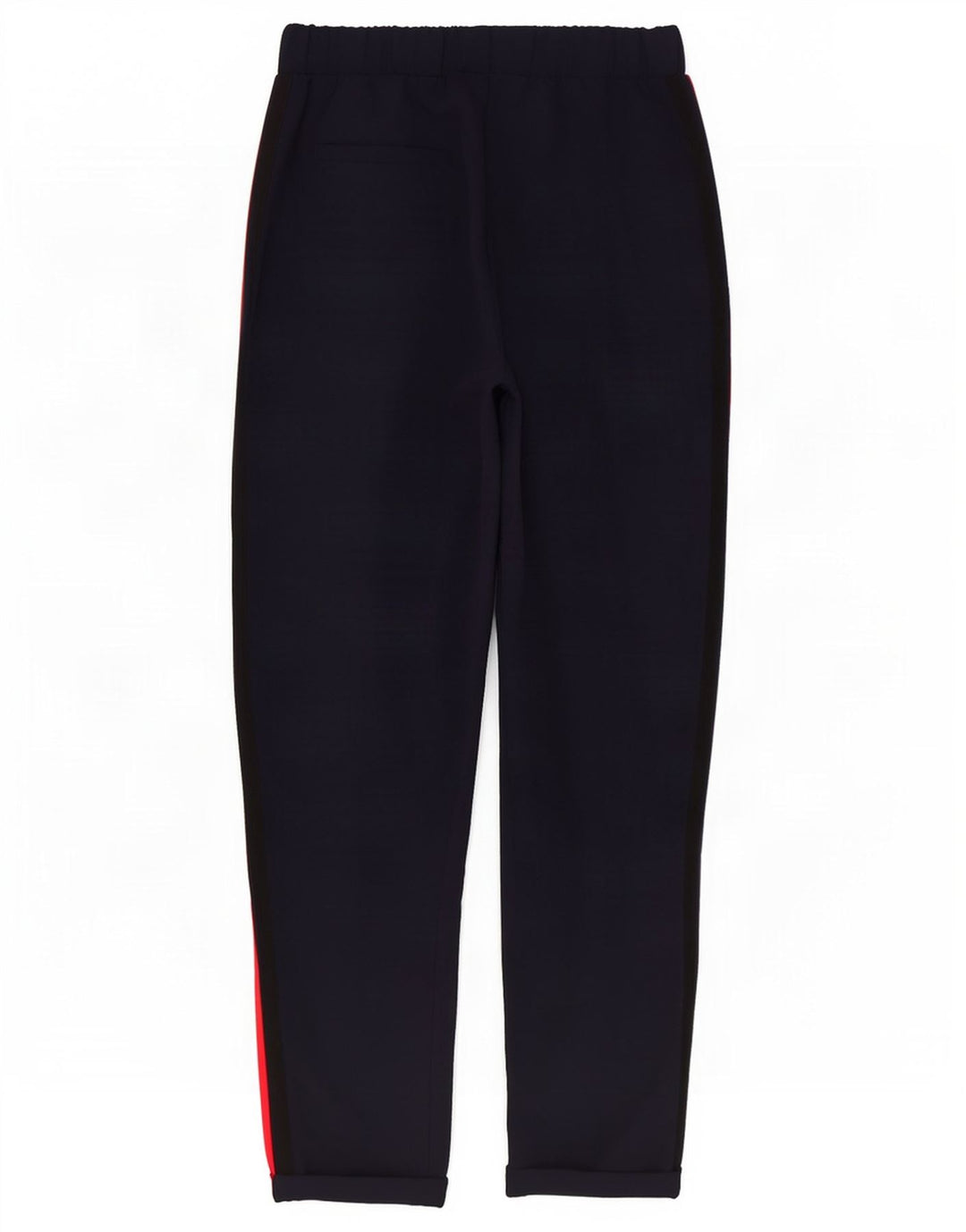 Pantaloni casual dritti da donna Zara piccoli W26 L25 poliestere blu navy