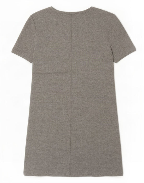 Abito basic da donna Zara UK 8 piccolo poliestere grigio