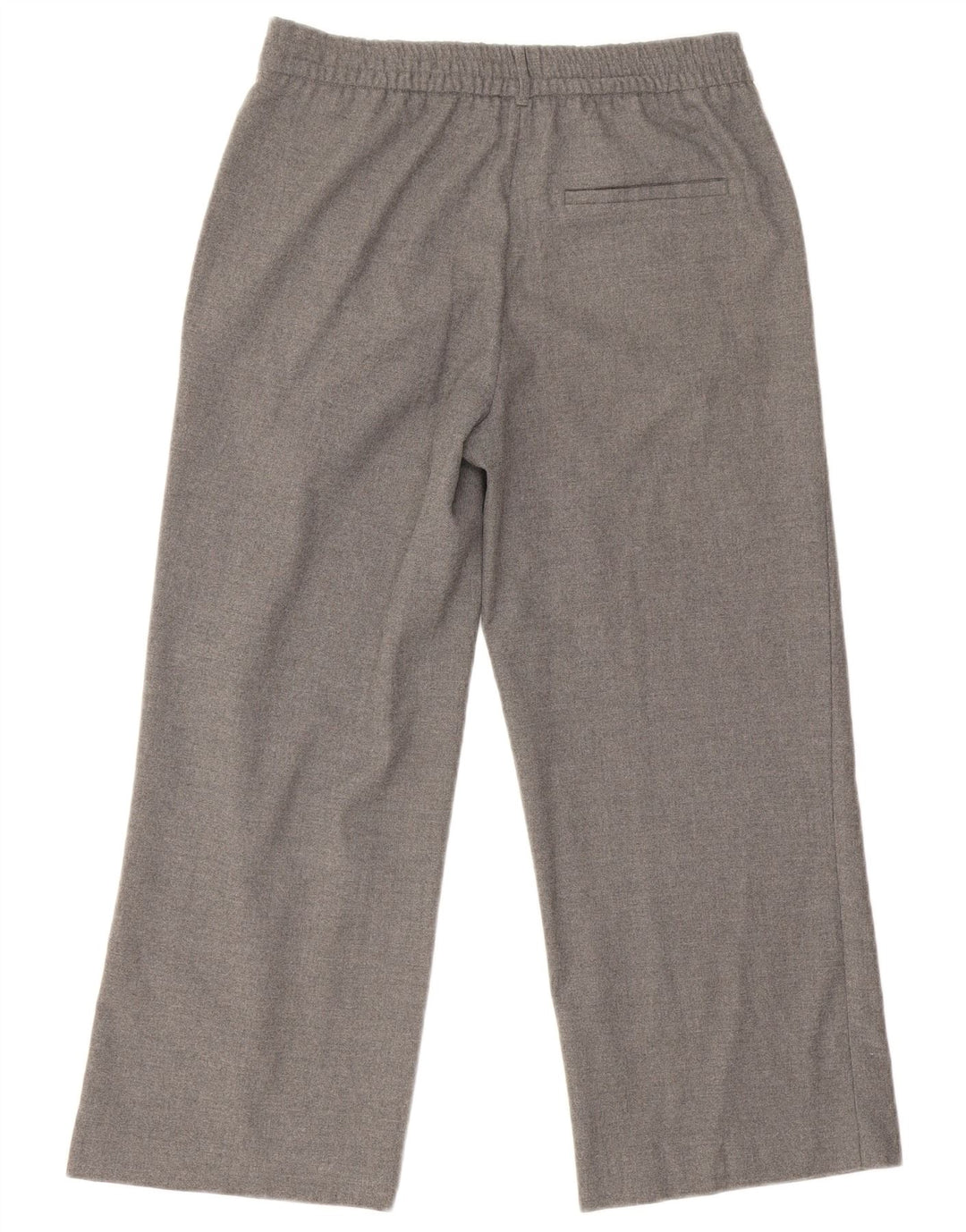 Pantaloni chino a gamba larga da donna Zara piccoli W26 L25 grigi
