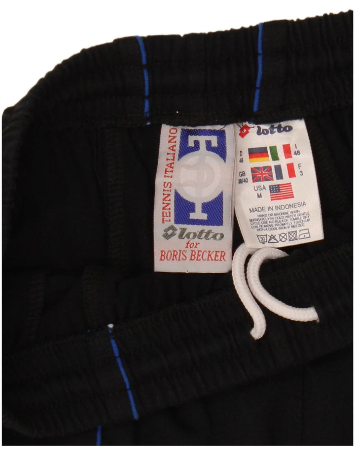 Pantaloncini sportivi da uomo LOTTO UK 38/40 Poliestere nero medio