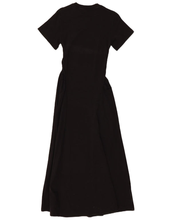 Abito lungo da donna Cos UK 8 piccolo cotone nero