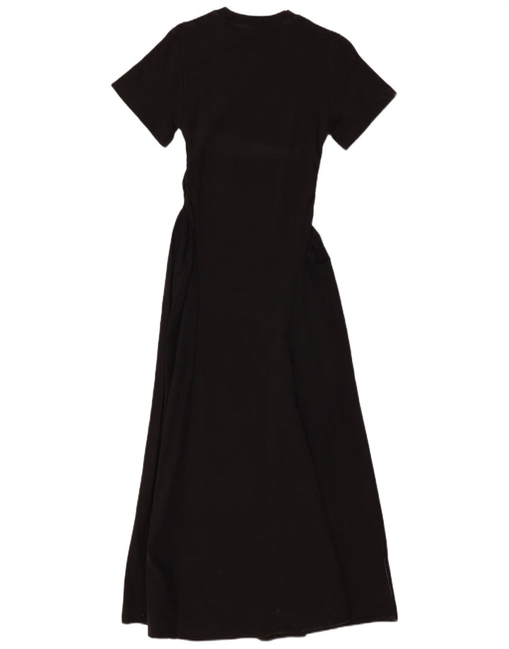 Abito lungo da donna Cos UK 8 piccolo cotone nero