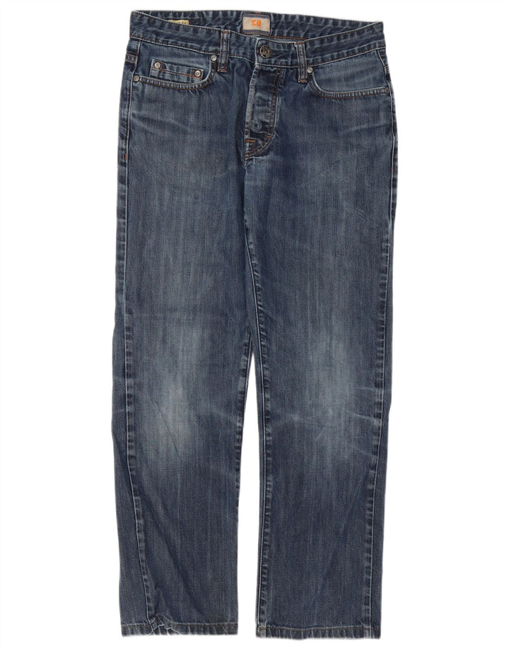 Jeans dritti da uomo Hugo Boss W32 L30 Blu