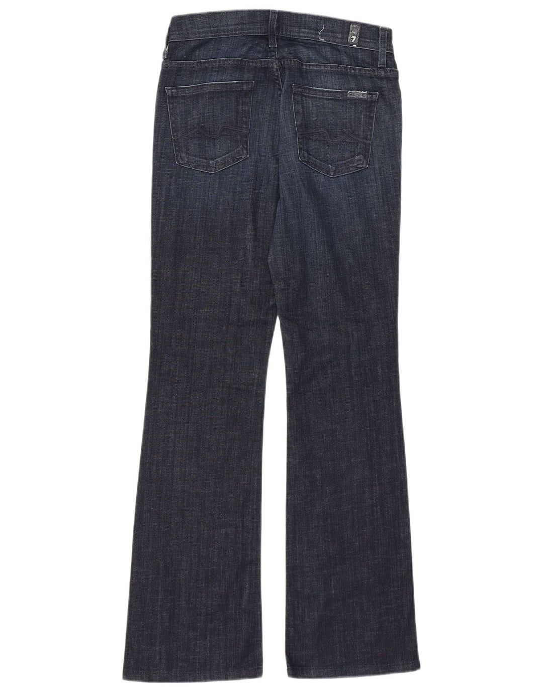 7 For All Mankind Jeans bootcut da donna a vita media W26 L30 Blu navy