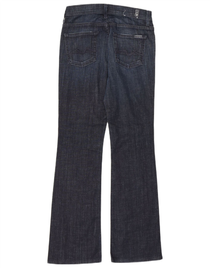 7 For All Mankind Jeans bootcut da donna a vita media W26 L30 Blu navy