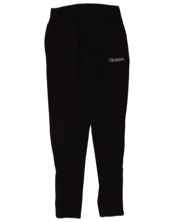 Pantaloni da tuta con grafica Kappa per ragazzi 13-14 anni Neri