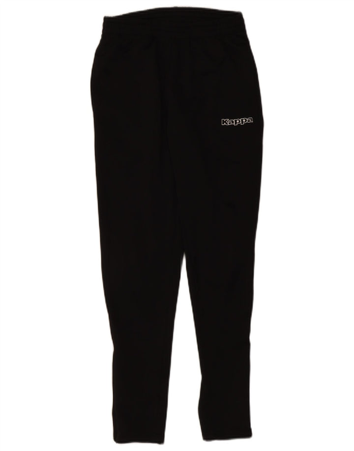 Pantaloni da tuta con grafica Kappa per ragazzi 13-14 anni Neri