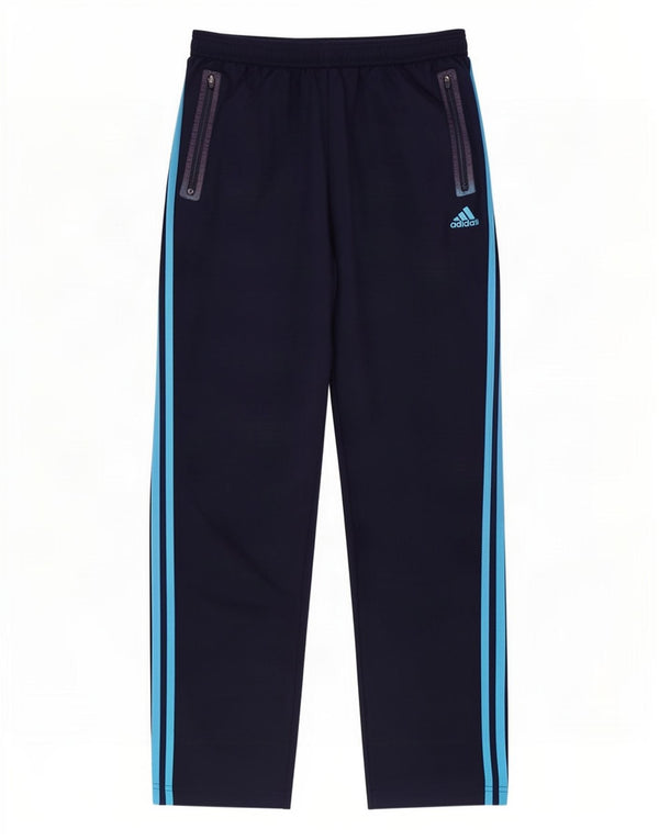 Pantaloni da tuta Adidas Climacool da uomo grandi in poliestere blu navy