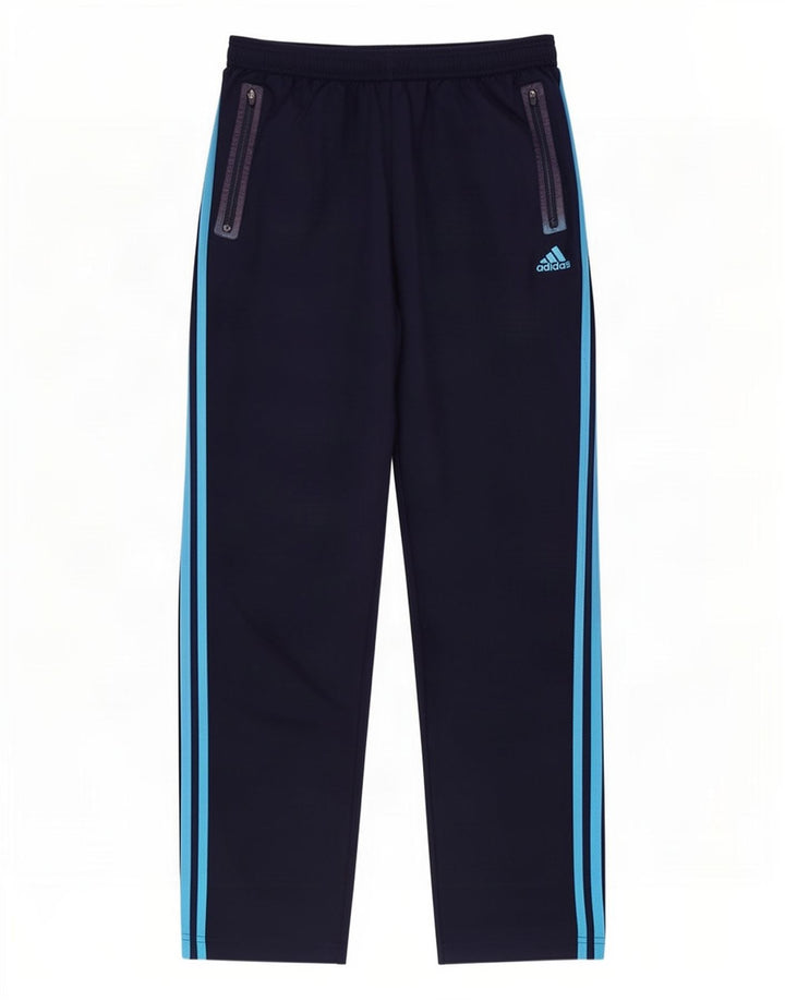 Pantaloni da tuta Adidas Climacool da uomo grandi in poliestere blu navy