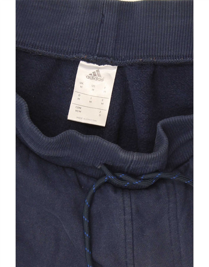 Pantaloncini sportivi Adidas da uomo con grafica media in cotone blu navy