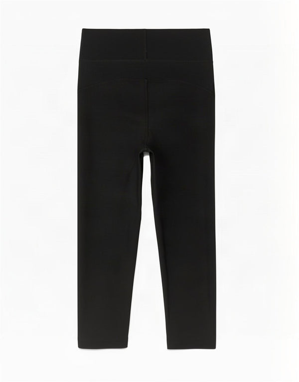 Under Armour Womens Heat Gear Capri Leggings UK 8 Small Poliestere Nero