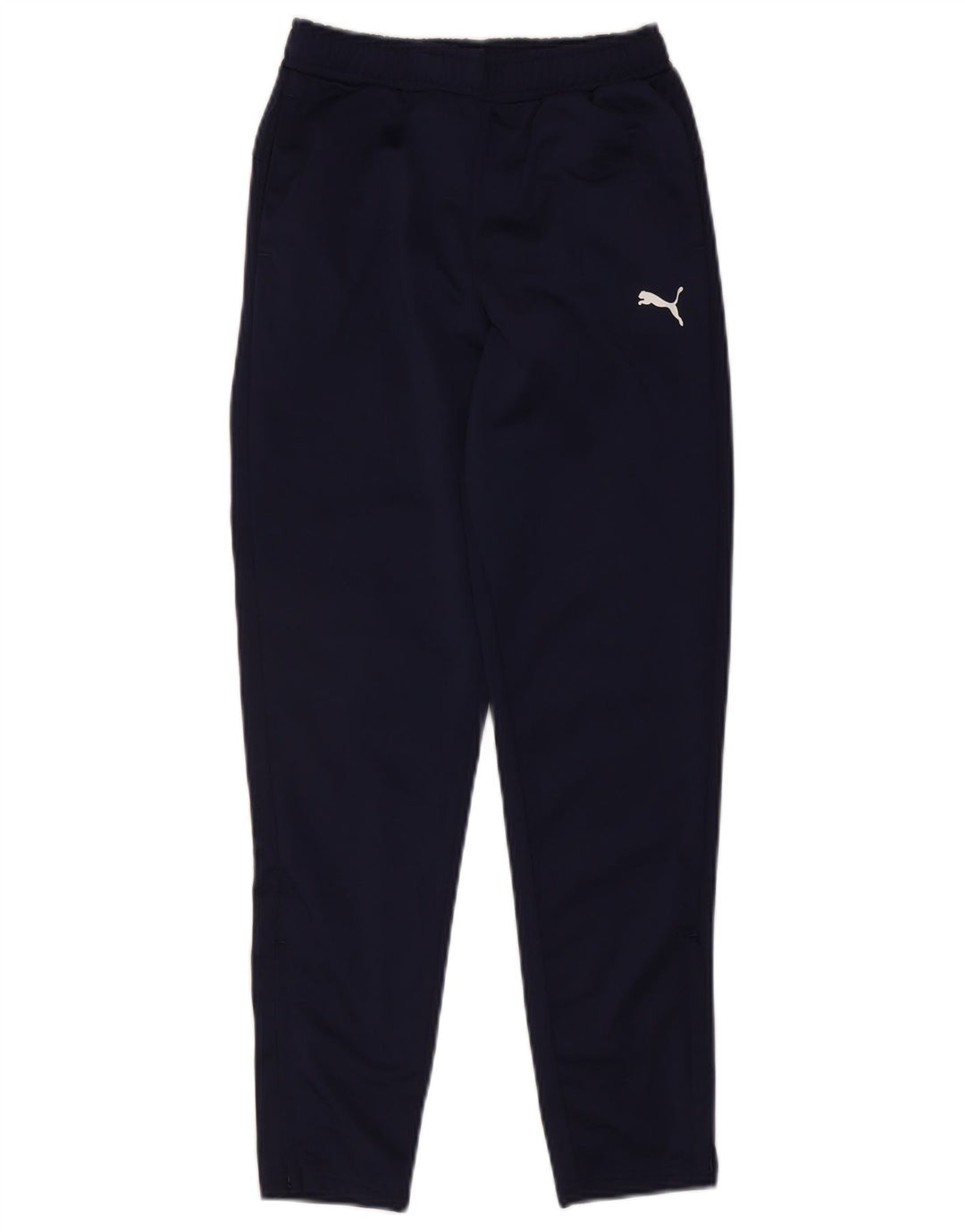 Pantaloni della tuta da ragazzo Puma 11-12 anni in poliestere blu navy