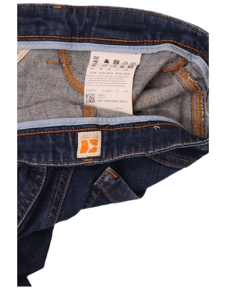 Jeans slim da donna Hugo Boss W30 L27 cotone blu navy