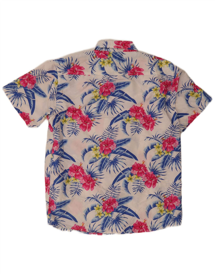 Lowes Camicia hawaiana a maniche corte da uomo grande floreale multicolore