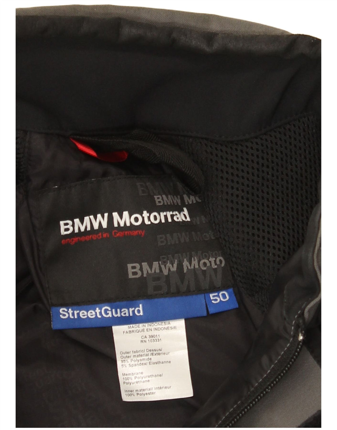 Giacca da pilota da uomo BMW Motorrad IT 50 Large Grigio Colourblock in poliammide