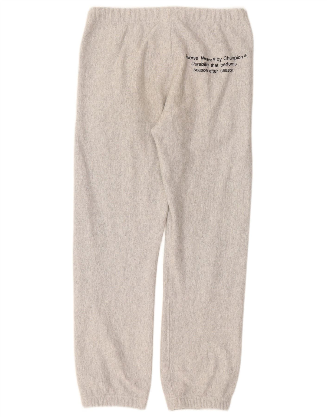 CHAMPION Mens Reverse Weave Graphic Tracksuit Trousers Joggers Small Grey