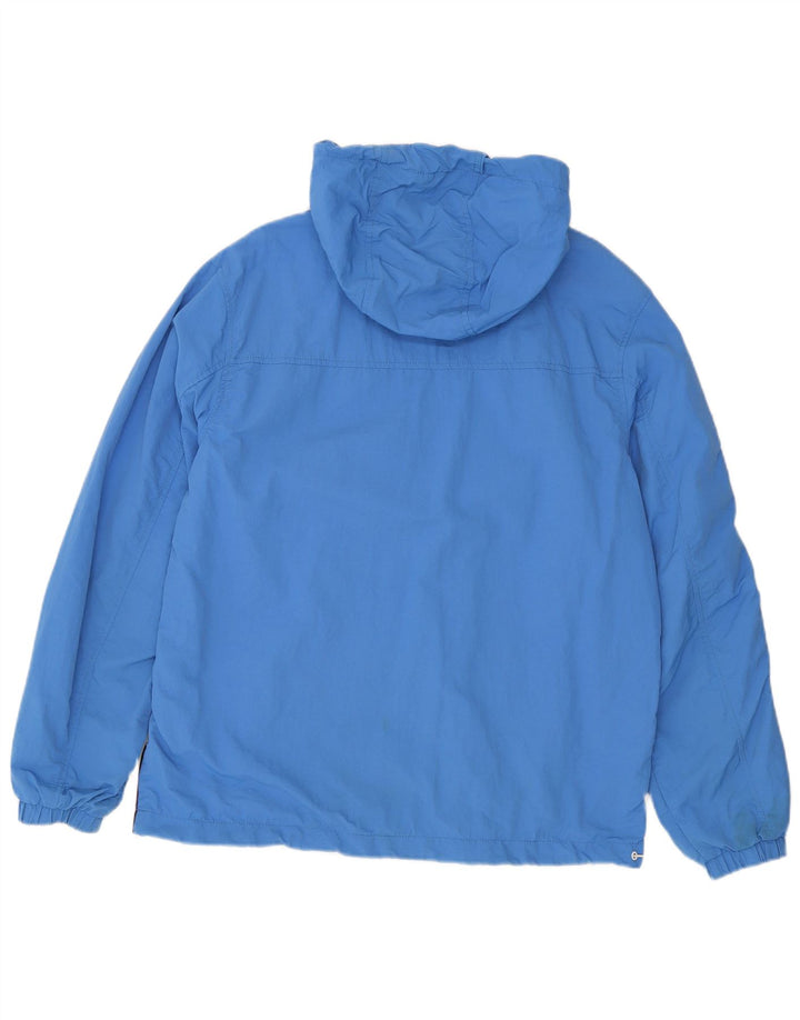 Giacca anorak grafica da uomo con cappuccio Tommy Hilfiger UK 38 Blu medio