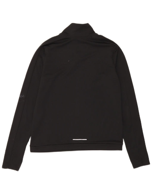 Tuta da ginnastica Nike Dri Fit Graphic Pullover da uomo, piccola, nera, sportiva
