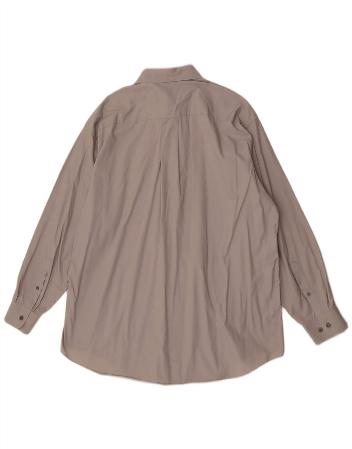 Camicia da uomo Nautica taglia 17 XL cotone grigio