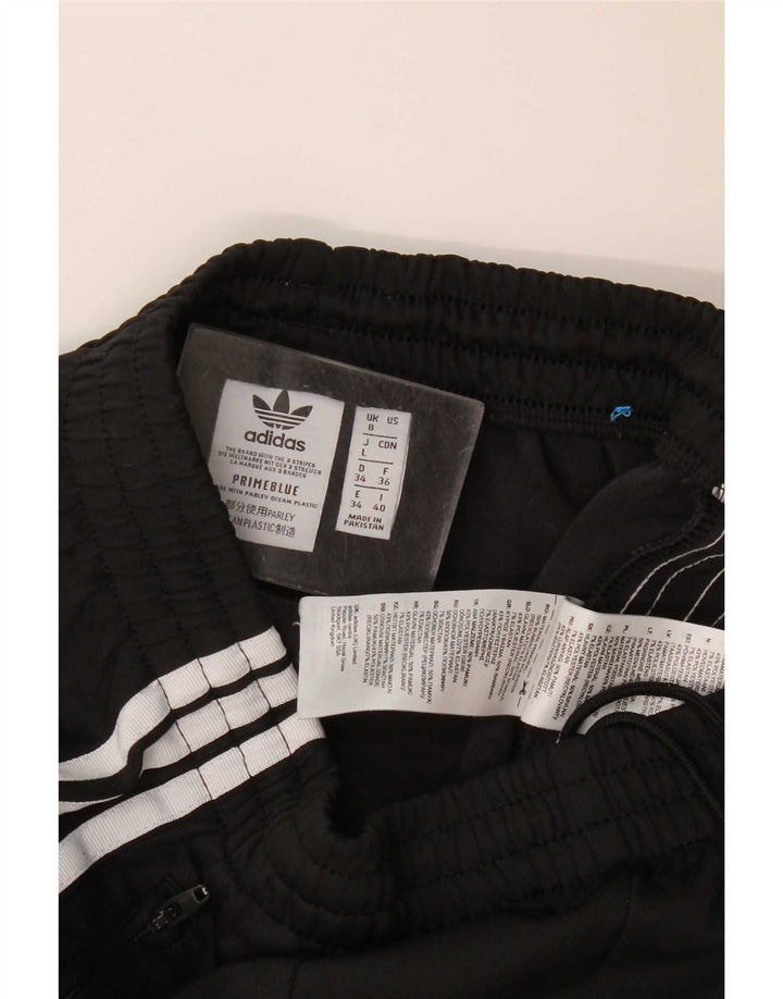 Pantaloni della tuta da donna Adidas UK 8 Small Poliestere nero