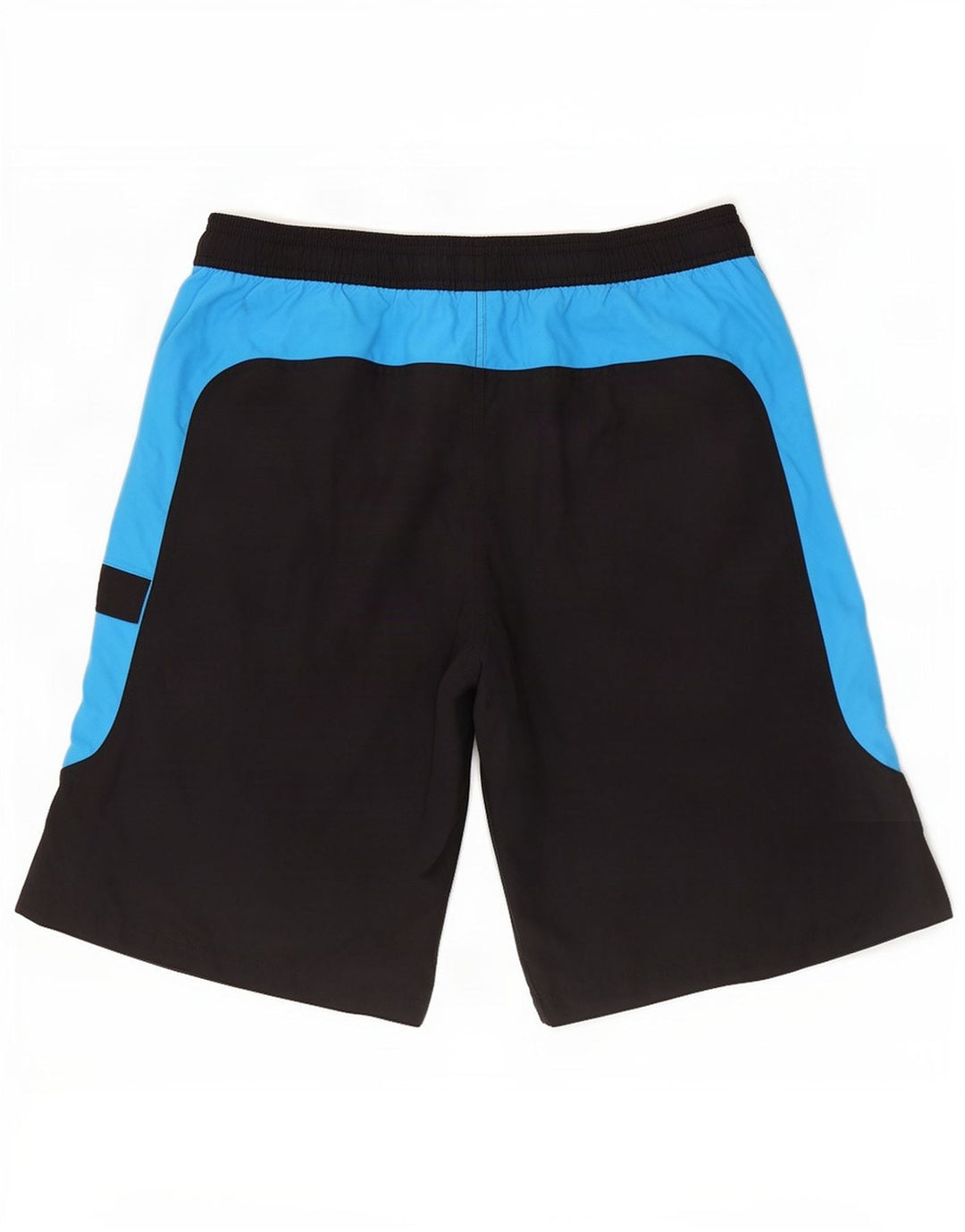 Pantaloncini da bagno da uomo Adidas Large neri in poliestere color block