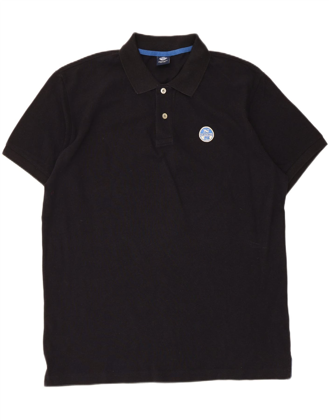 Polo da uomo North Sails 2XL in cotone nero