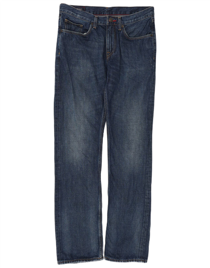 TOMMY HILFIGER Jeans dritti da uomo W32 L32 cotone blu