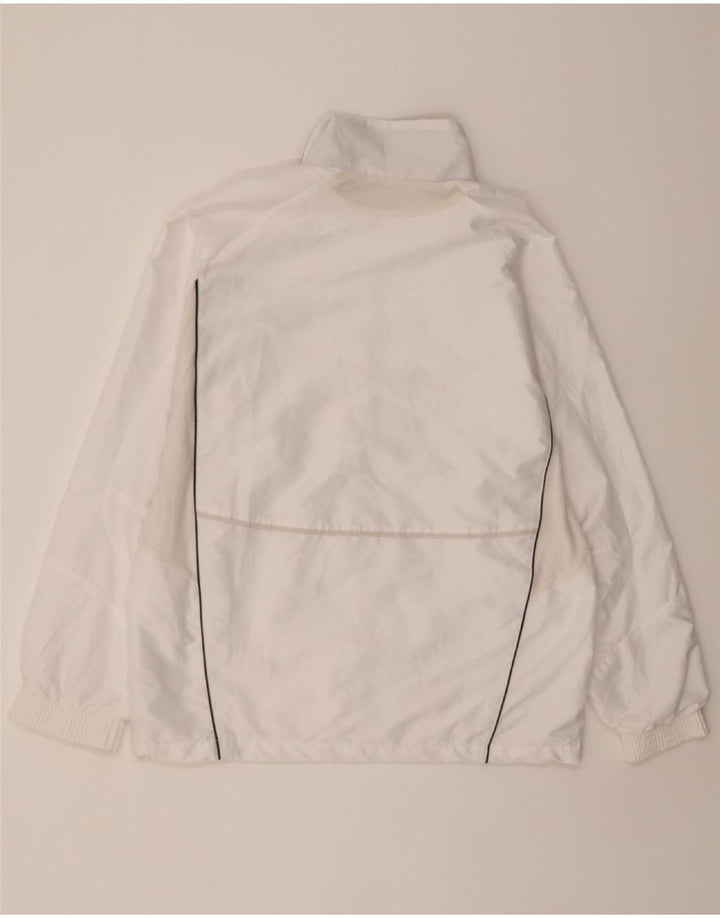 LOTTO Mens Rain Jacket IT 48 Medium White Polyester Vintage Lotto and Second-Hand Lotto from Messina Hembry 