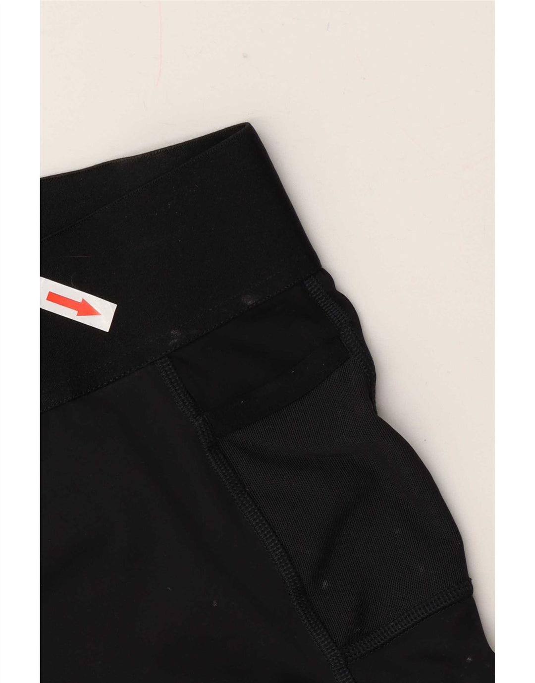 Pantaloncini sportivi grafici da donna Adidas UK 12 medio poliestere nero