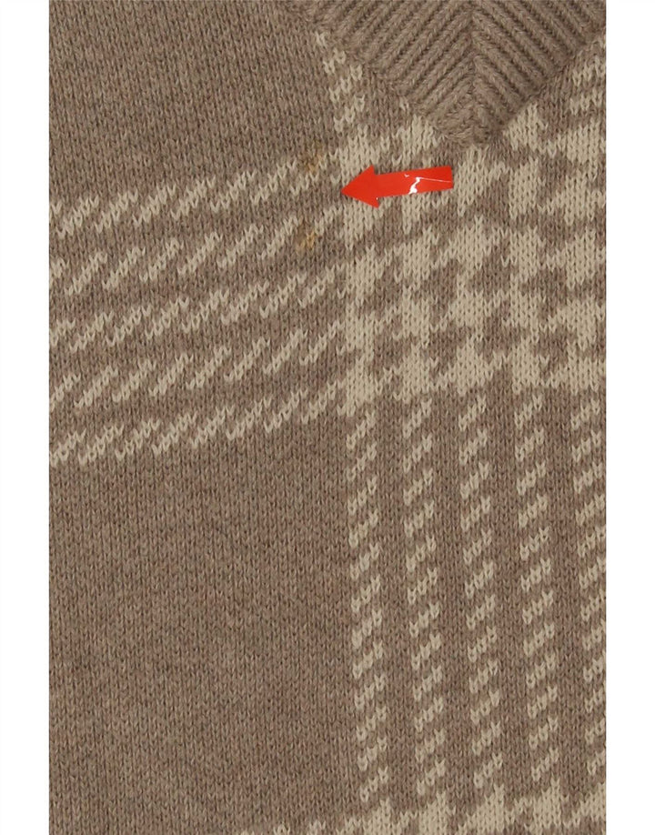 Canotta oversize da uomo Abercrombie & Fitch, pied de poule grigio medio