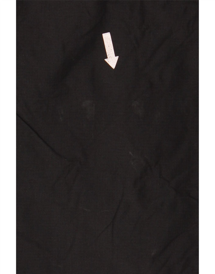 Giacca a vento con cappuccio da donna Superdry UK 14 nylon nero medio