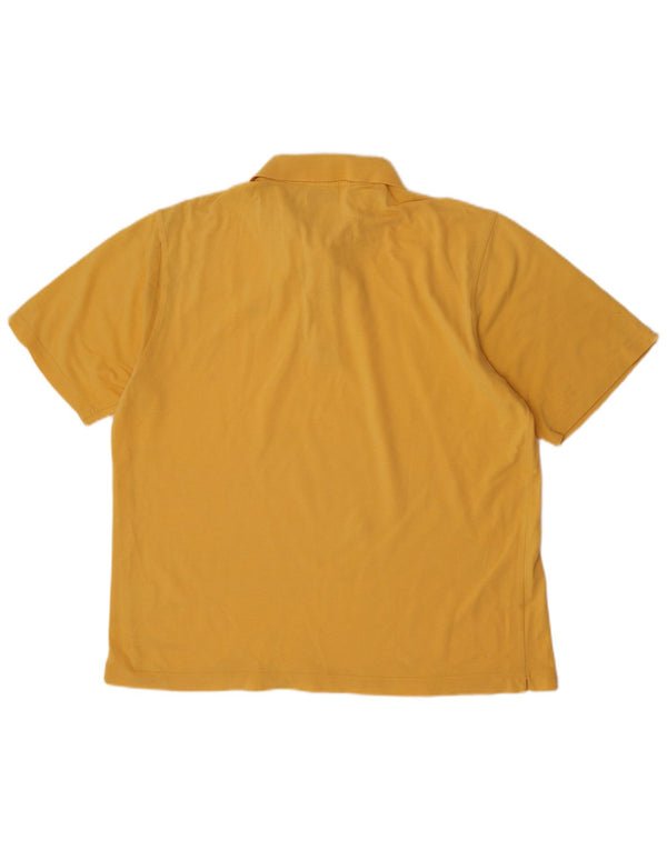 Polo da uomo Lacoste taglia 6 XL in cotone giallo