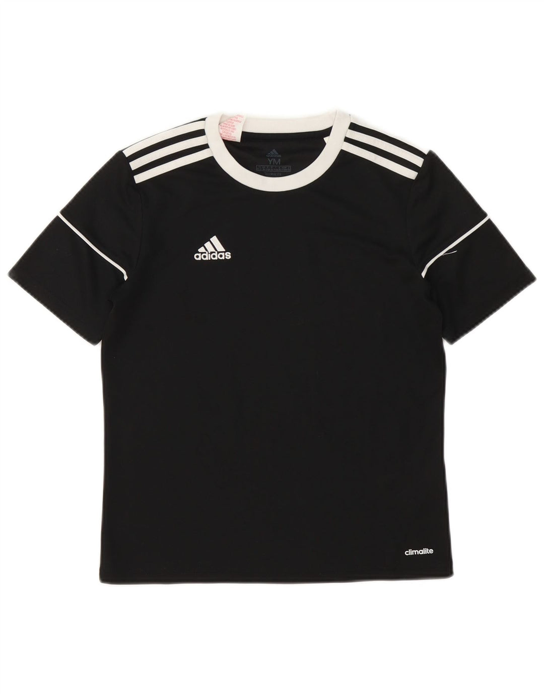 Maglietta Adidas Climalite da ragazzo, 11-12 anni, poliestere nero medio