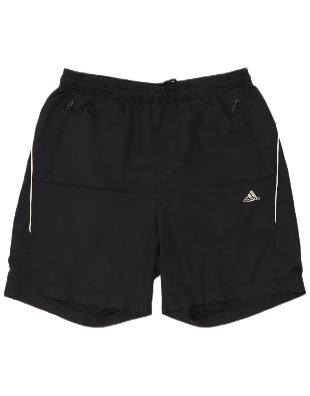 Pantaloncini sportivi da uomo ADIDAS medio nero in poliestere