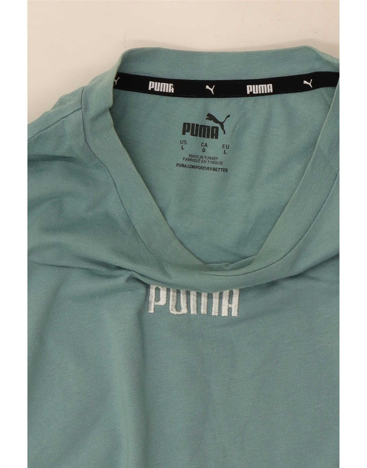 T-shirt Puma da uomo grande grande blu