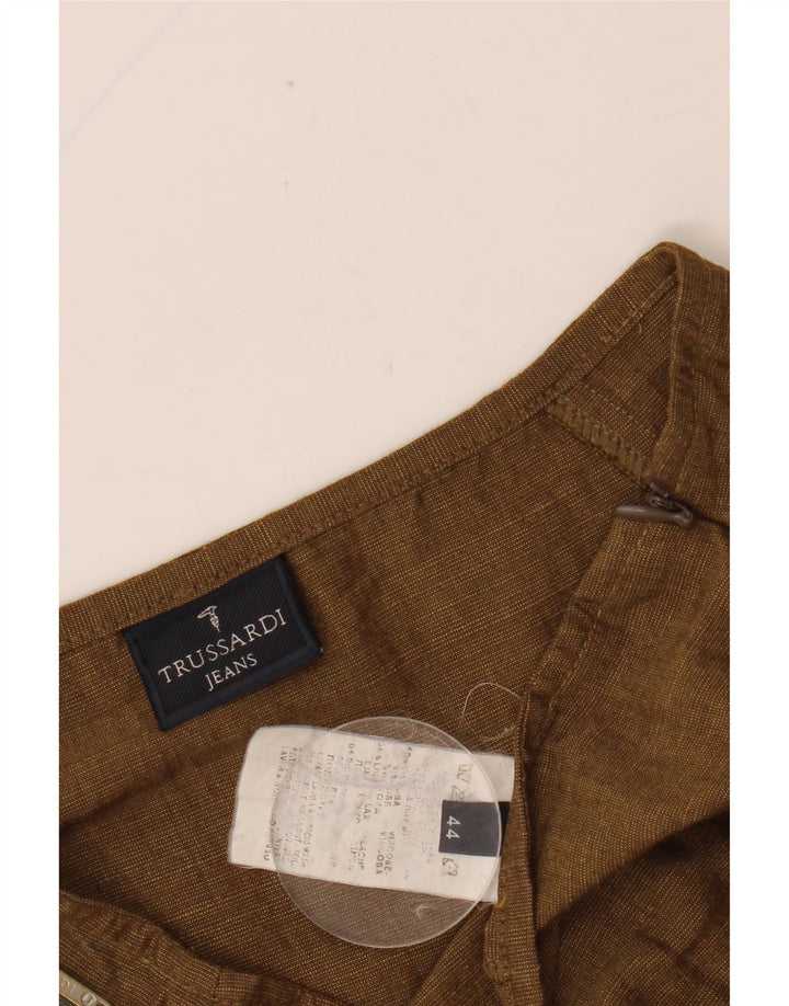 Gonna TRUSSARDI Donna a trapezio IT 44 Media W29 Viscosa Marrone