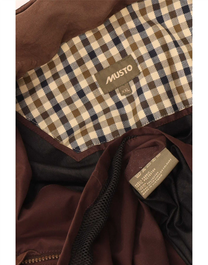 Cappotto giacca a vento da uomo Musto UK 44 2XL Poliestere marrone