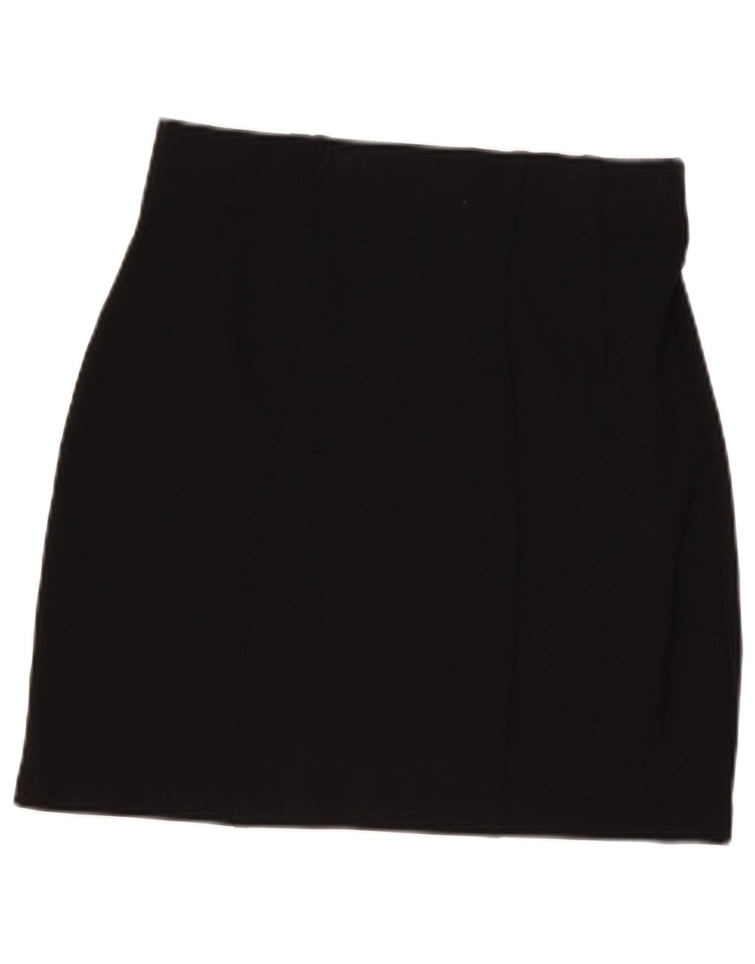 Minigonna da donna Marks & Spencer UK 12 media W30 viscosa nera